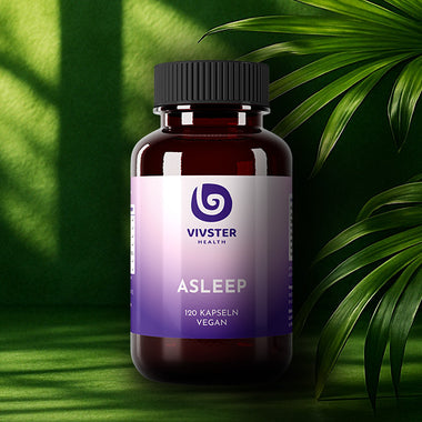 Nahrungsergänzung für guten Schlaf mit Magnesium, L-Tryptophan, Lavendel, Baldrian, Melatonin und Ashwagandha