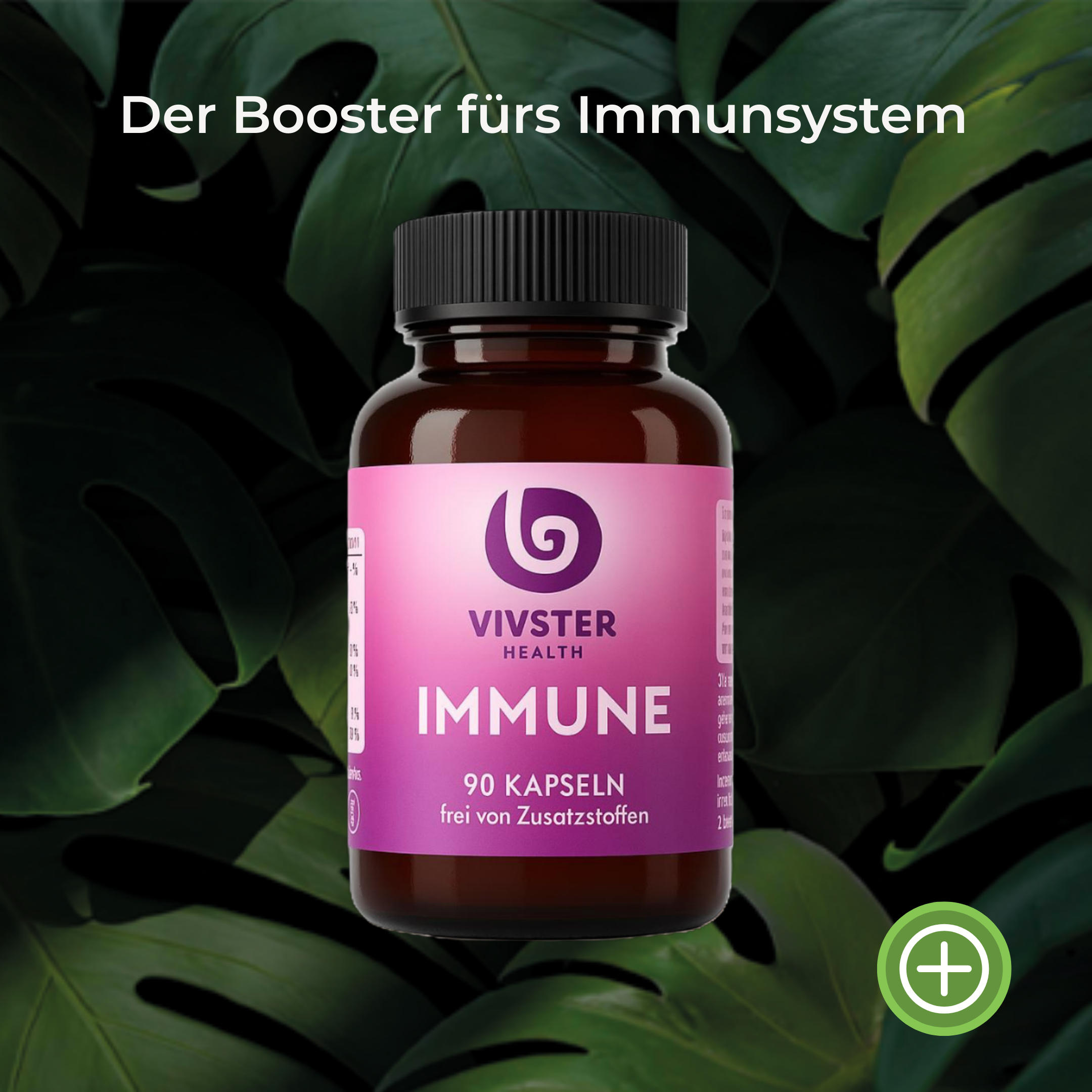Der Booster fürs Immunsystem mit Vitamin C, Vitamin D, Zink, Selen, Echinacea, Grüntee-Extrakt, L-Arginin und L-Lysin