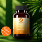 Supplements gegen Stress mit Vitaminen, Magnesium, L-Cholin,L-Tyrosin, Passionsblume, Ashwagandha und Rhodiola rosea