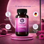 IMMUNE ist made in Germany, frei von Zusatzstoffen und vegetarisch