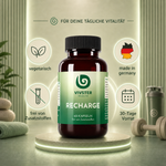 RECHARGE ist made in Germany, frei von Zusatzstoffen und vegetarisch