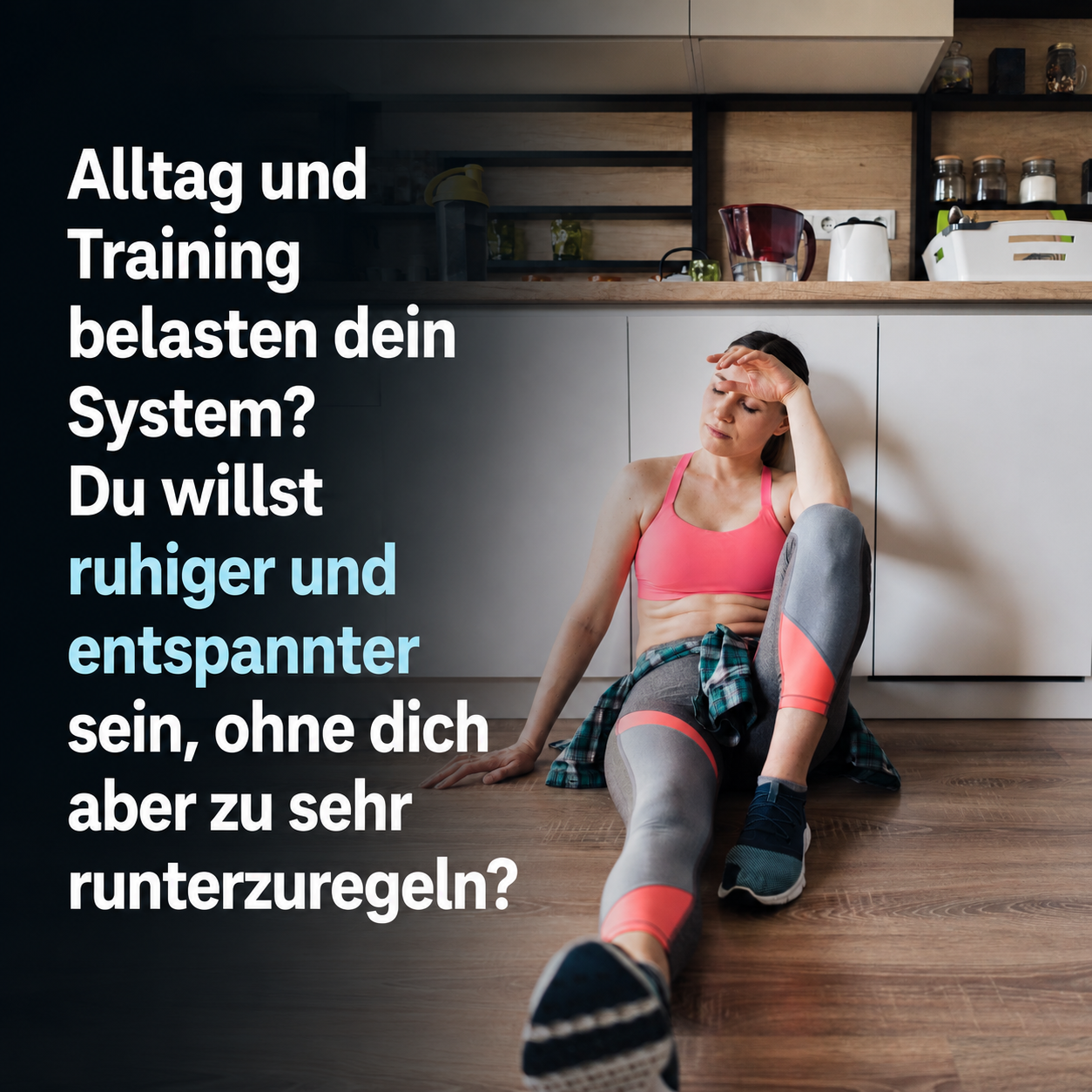 Du bist gestresst, angespannt, überfordert und kommst nicht runter.