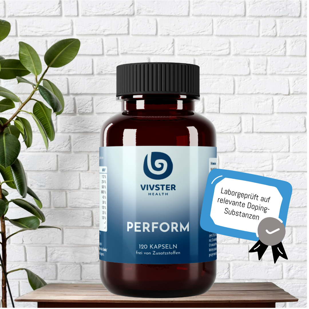 Nahrungsergänzung für Leistung, Regeneration und Sport mit Vitaminen, Mineralstoffen und Antioxidantien